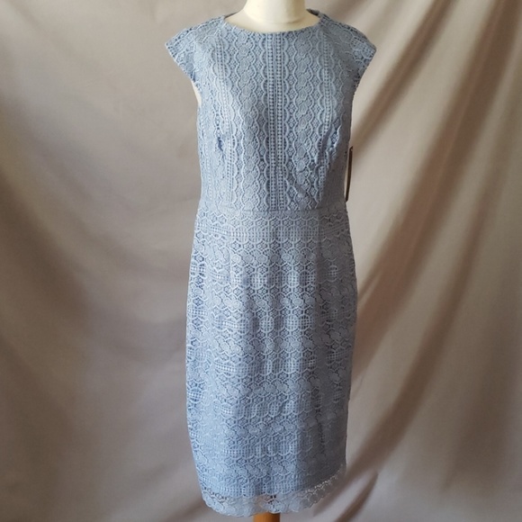 Tahari Dresses & Skirts - Blue lace dress Tahari Dresses & Skirts - Blue lace dress